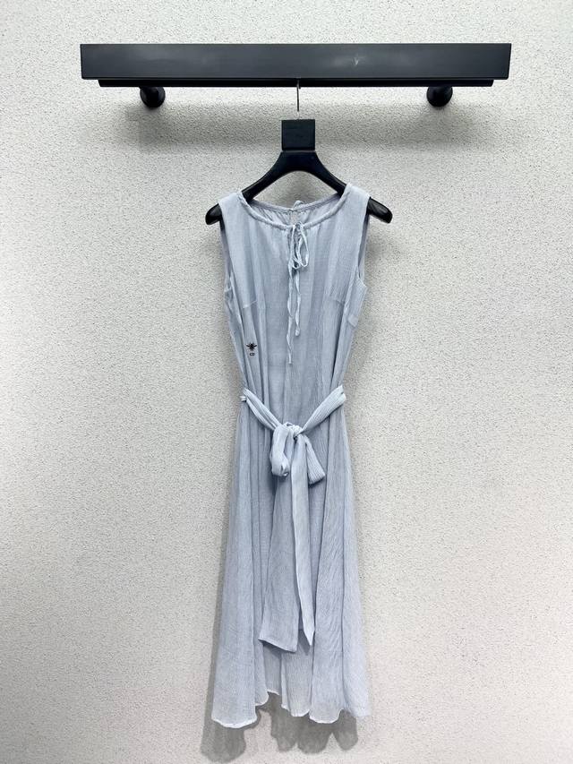 D's Little Bee Sleeveless Dress High-end fashion craftsmanship version of the mo