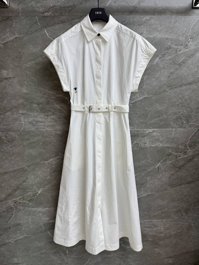 New summer styles are here! D-lined belted shirt dress, 2025 Spring/Summer coll