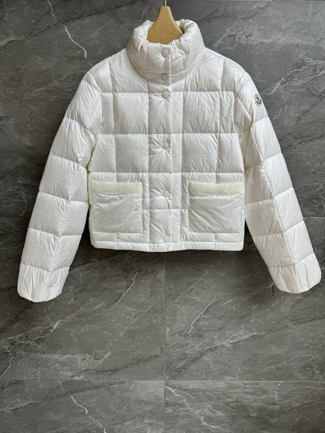 Early fall new styles are here! Monogram-trimmed down jacket, 2025 autumn/winte
