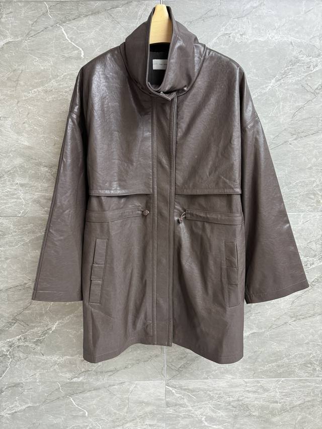 Early Fall styles are here! The Row lambskin jacket from the 2025 Early Fall co