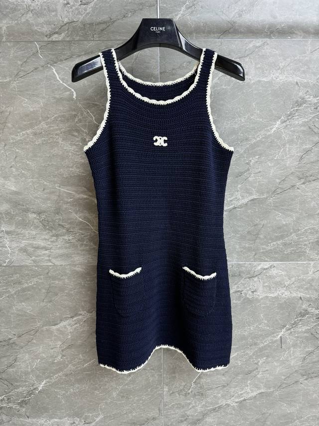 Early Autumn new models are out! Cl crochet vest dress 2025 Early Autumn series