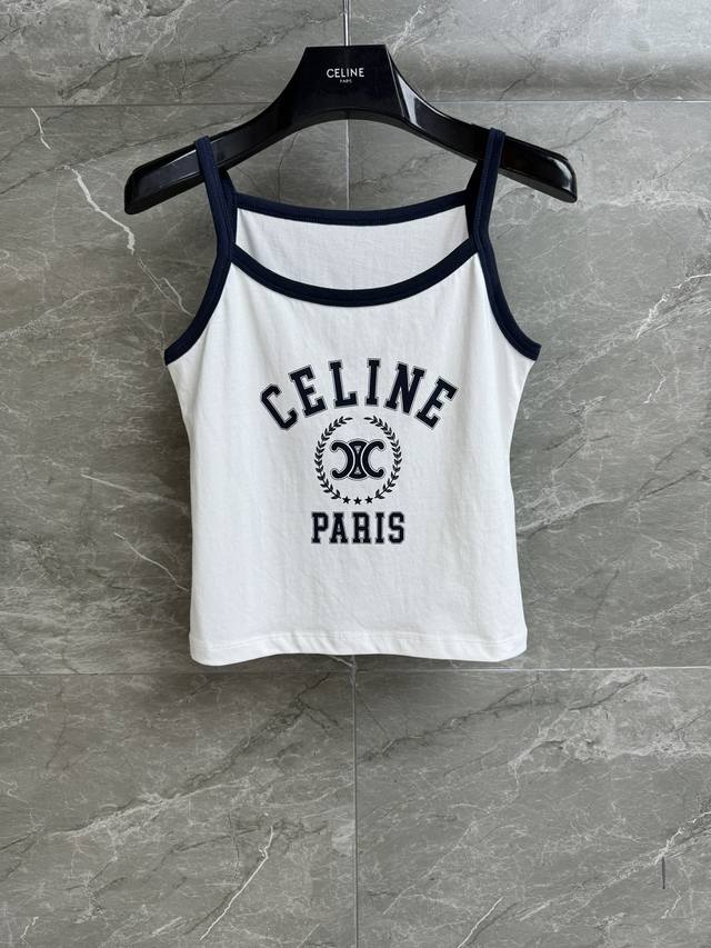 New summer styles are here! Cl printed camisole. 2025 summer collection. Contra