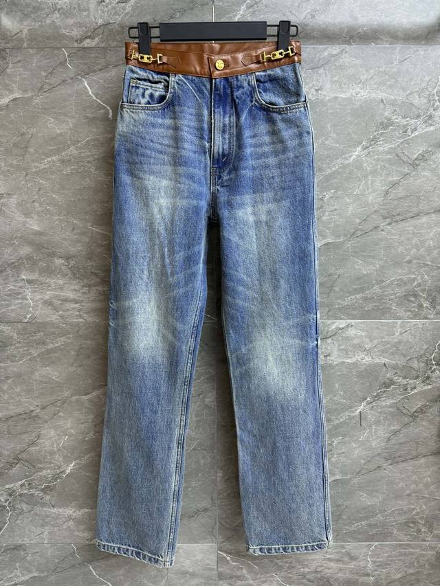 Early Fall new styles are here! Cl leather straight jeans. 2025 Early Fall coll