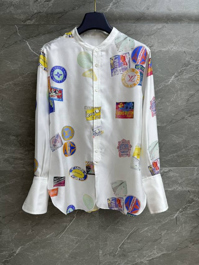 New summer styles are out! L printed silk shirts from the 2025 Spring/Summer co