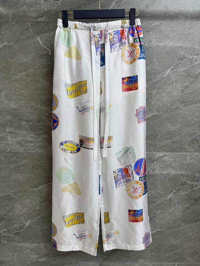 New summer styles are out! L printed silk trousers 2025 Spring/Summer collectio