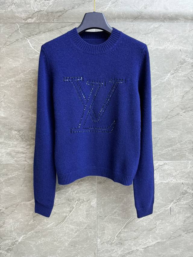 Early Fall new styles are here! L's sequined logo sweater, 2025 Early Fall coll