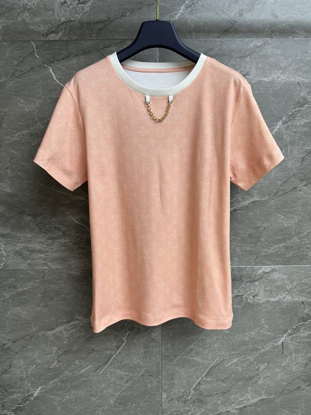 New early autumn styles are out! L's monogram print T-shirt 2025 early autumn s