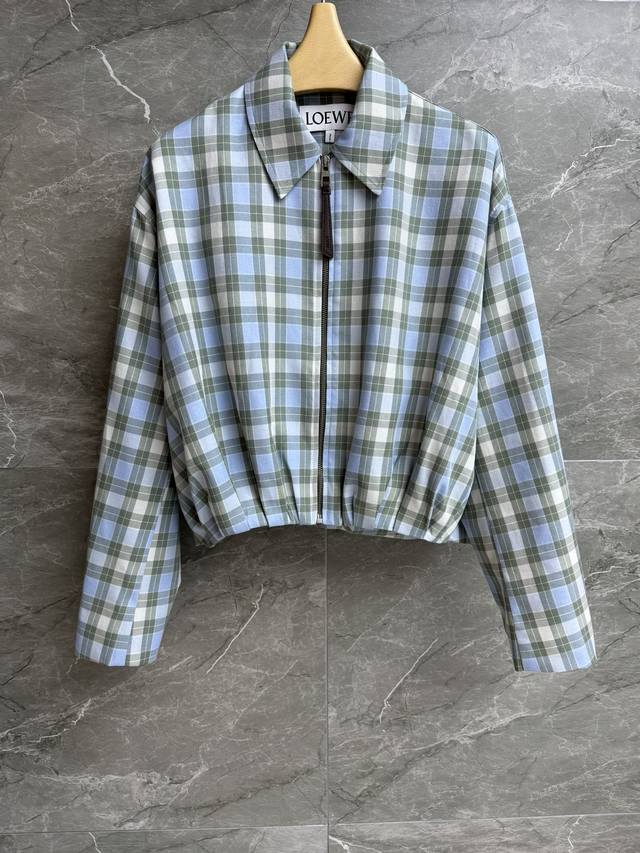 Early Fall new styles are out! Loewe Plaid Jacket 2025 Fall/Winter Collection.