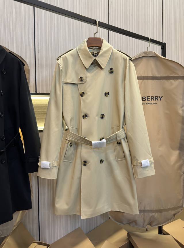 New Kensington Style - Heritage Trench Men's Mid-Length Coat. Bur's flagship pr