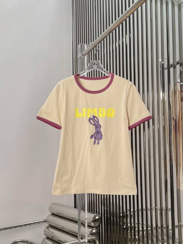 Actual photos Latest Ce 25New Arc de Triomphe Capsule Series Rabbit T-shirt Siz