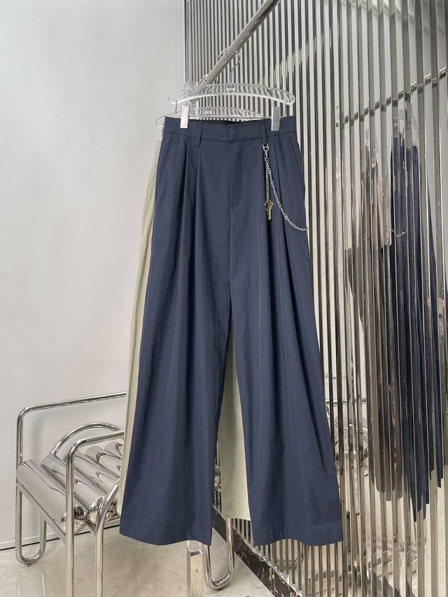 Real photos of the latest Aw 25New key chain work wear casual pants Color: gray