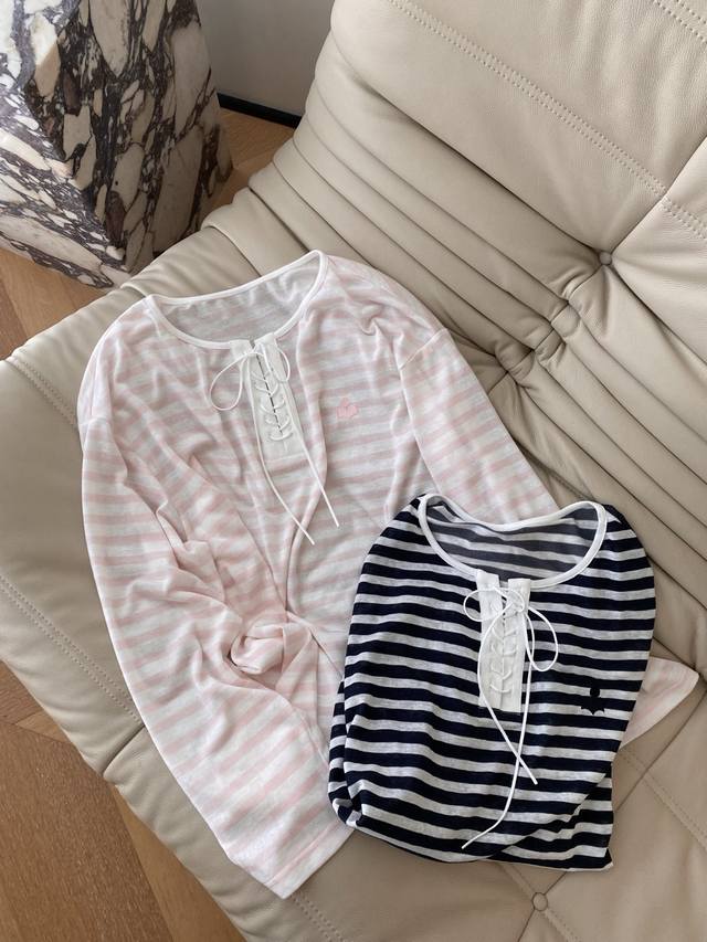 25Ss Spring and summer tie-down stripes sun-proof high-elastic cotton fabric. Op