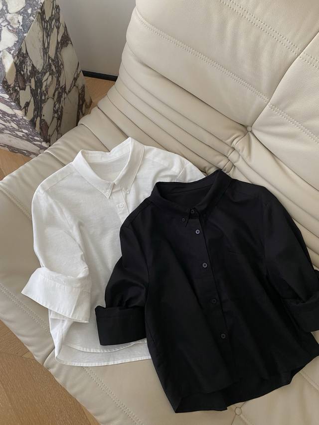 25Ss Spring and summer Korean style mid-sleeve short shirt shirt customized high