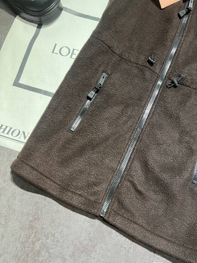 Miumi* 25Fw New Early Fall Ebony Fleece Zipper Dress | Exclusive Yb Development!
