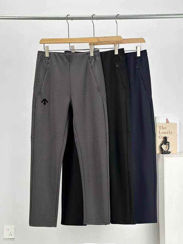 For high-quality 25 new autumn Descente pants with slanted zipper pockets for ad