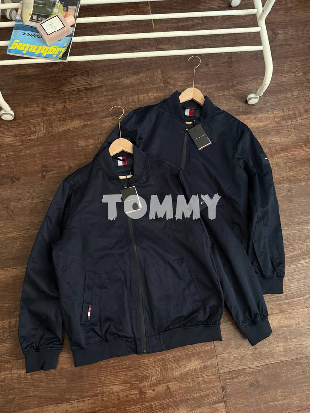 Style No. 0143 Tommy Men's 2025 New Baseball Collar Jacket: A high-end, trendy,