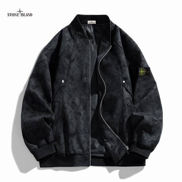New suede outdoor casual high street functional style cardigan jacket This spri