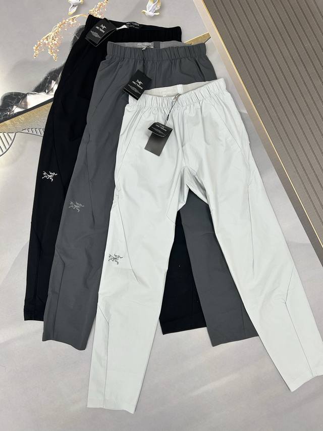 Arc'teryx Breathable Men's Quick-Drying Two-Tone Embroidered Small Logo Pants A