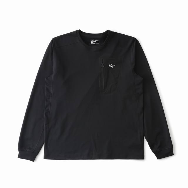 Exclusive Arc'teryx 2025 Fall Rho Lt Crew Neck Men's Brushed Lined Outdoor Men's