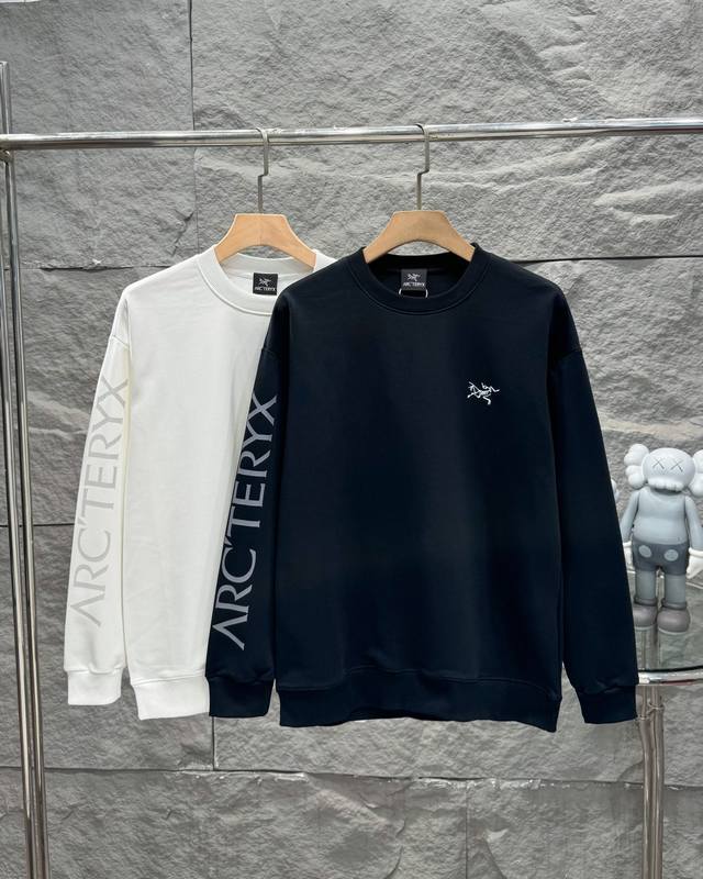 Arc'teryx Arc'teryx 2025 Fall New Knitted Crewneck Terry Sweatshirt, Casual Cou