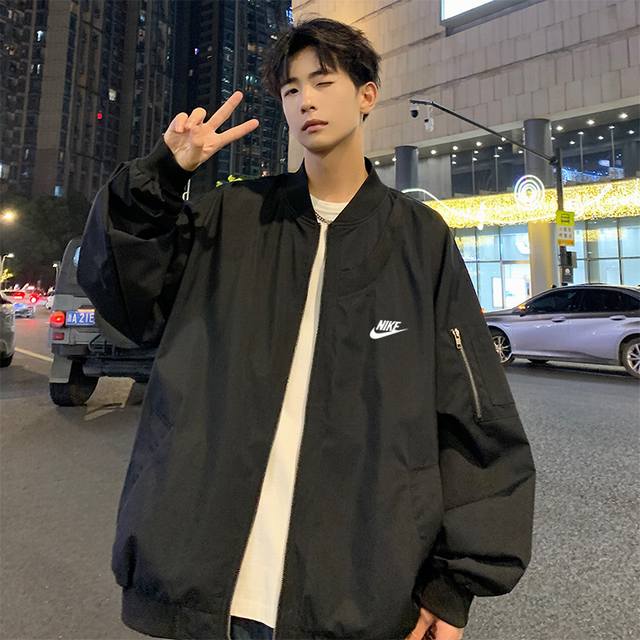 Nike's new baseball jacket, unisex, popular on Instagram and Xiaohongshu, in exc