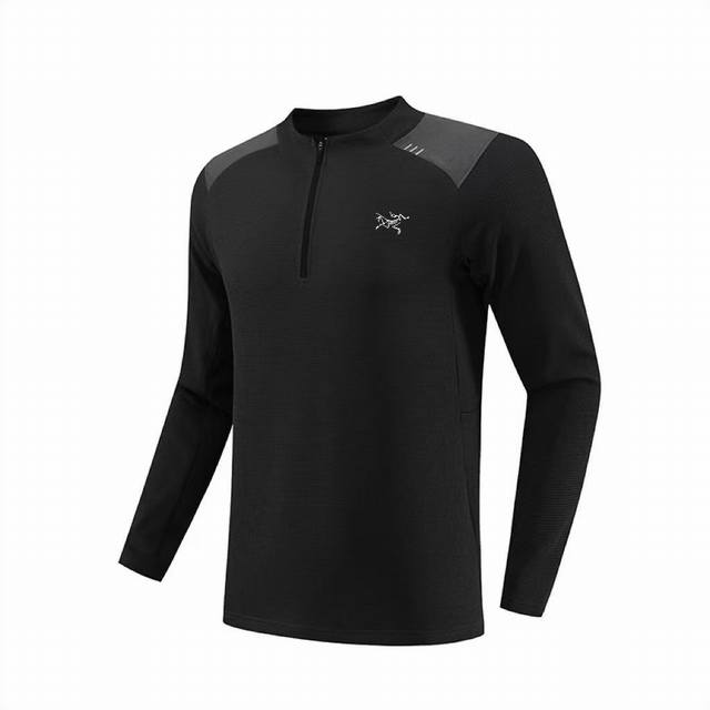New Arrival: Arc'teryx half-zip pullover long-sleeved T-shirt with a stand-up c