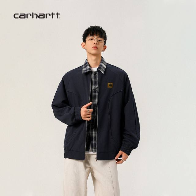 New arrival! Carhartt's new spring/fall three-color baseball flight jacket for