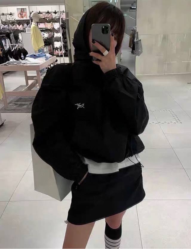 Arc'teryx Arc'teryx Half-zip Sun Protection Jacket Jacket Thin Wrinkled Fabric H