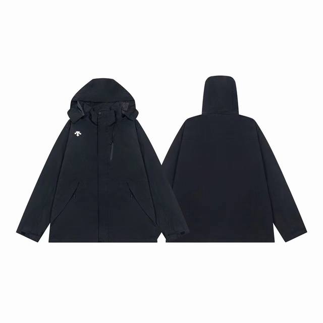 New arrival Descente 25Ss new dark series hooded casual windbreaker jacket, a c