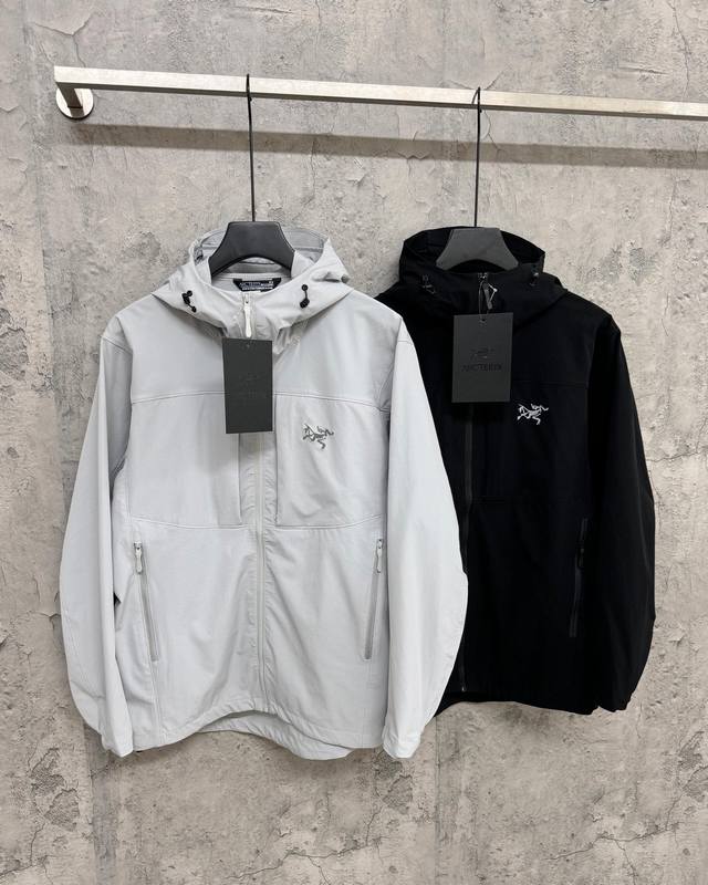 Arcteryx Gamma Lightweight Hoody Solid Skin Windproof Hooded Softshell Jacket f