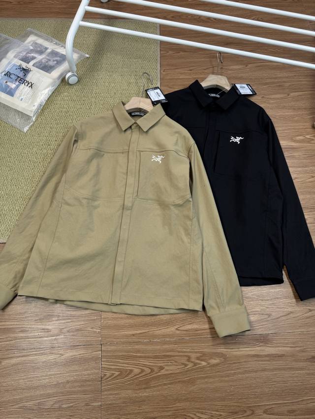 Arcteryx Cronin Cotton Overshirt Stretch Windproof and Rainproof Solid Color Sma