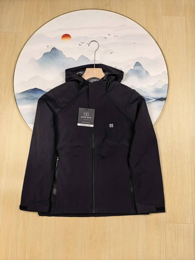 Kolon Sport 25Ss New Autumn Men's Outdoor Casual Jacket: Windproof, Waterproof,