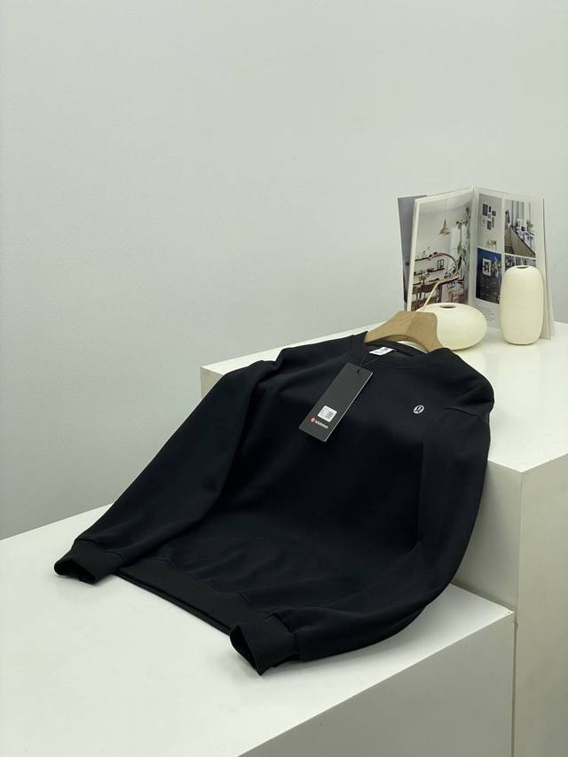 The main promotion is the long-term model! Lulu home solid color round neck swea