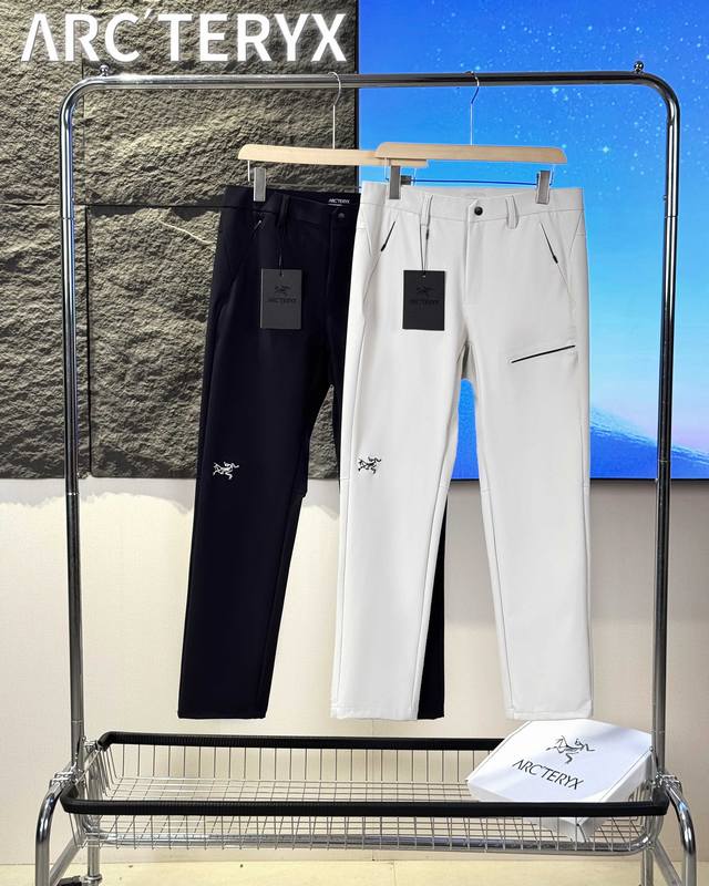 Arc'teryx 25Ss men's embroidered outdoor casual trousers for fall and winter! Ar