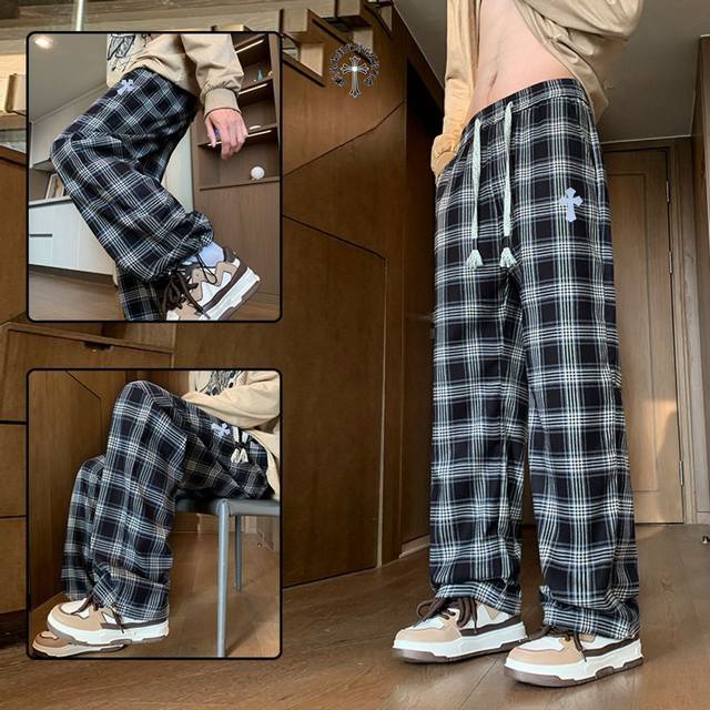 Chrome Hearts Chrome Hearts Overseas Edition 25Ss New Two-Color Maillard Plaid C