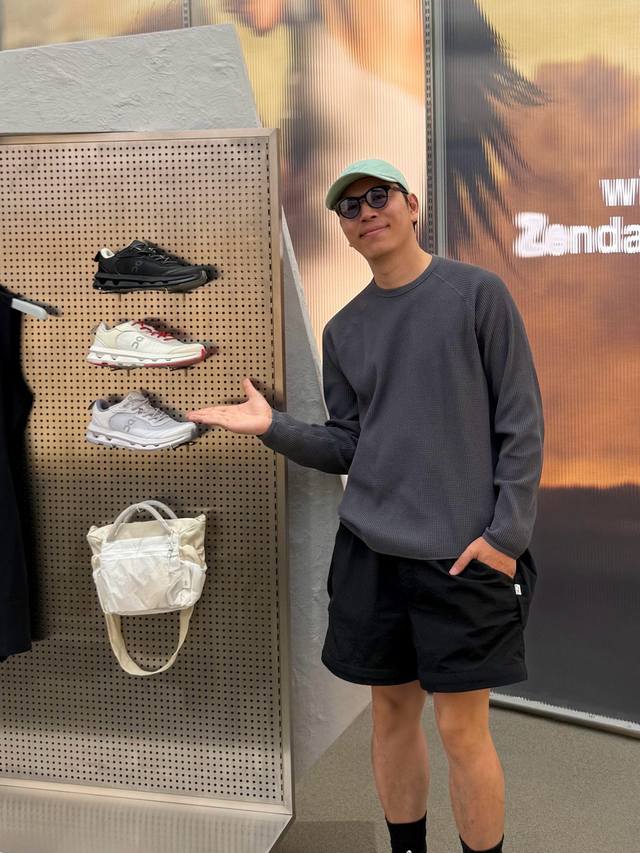 goldwin waffle long-sleeved model information picture #