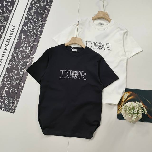 Size Xs-L Joint model Dior Dior 2025 Ss new Stone Island joint embroidered short