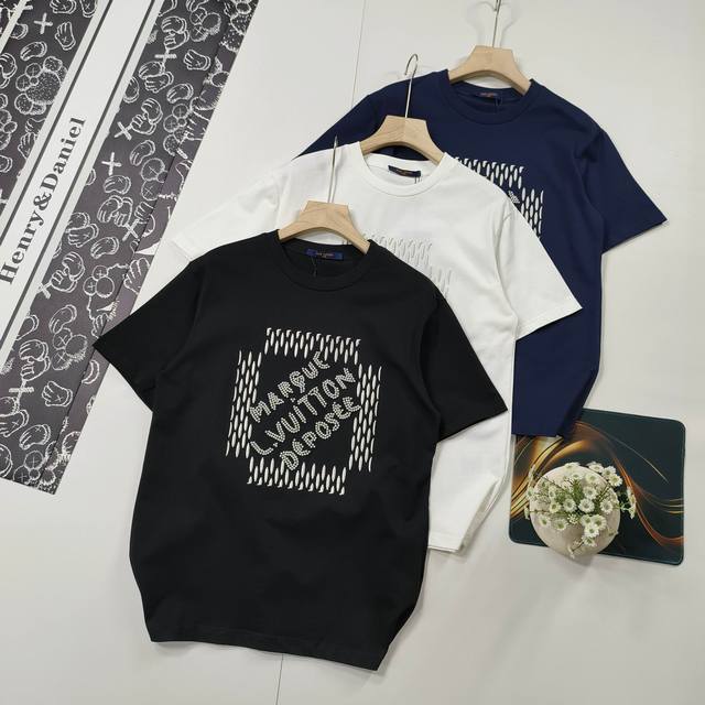 Size Xs-L Popular Louis Vuitton 2025 Ss Home Lv Pharrell joint heavy beaded lett