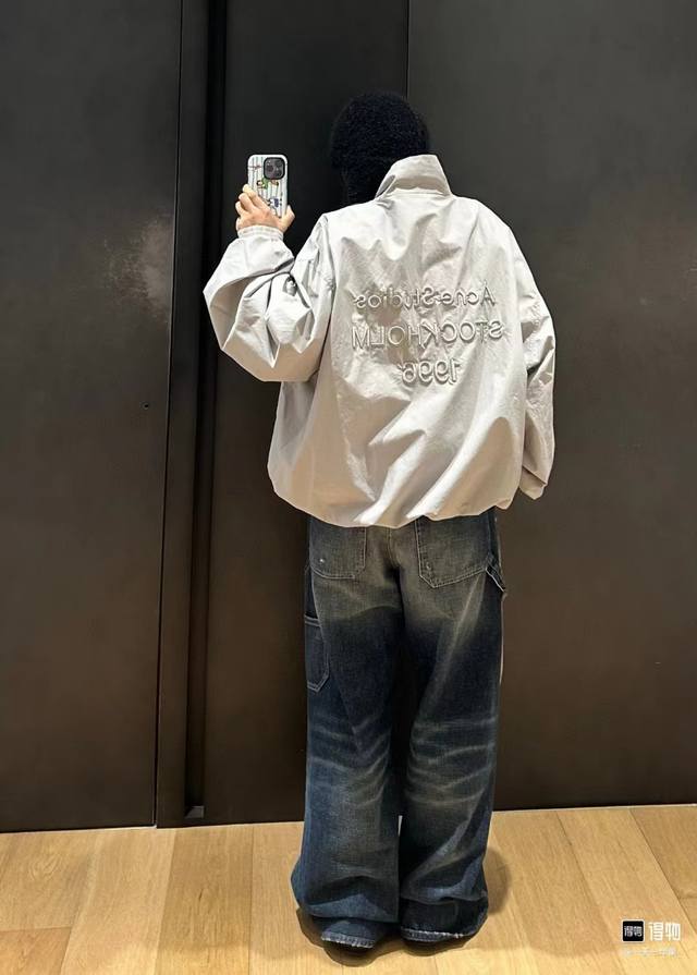 25 New autumn style 1996 series windbreaker jacket logo embroidered silhouette j