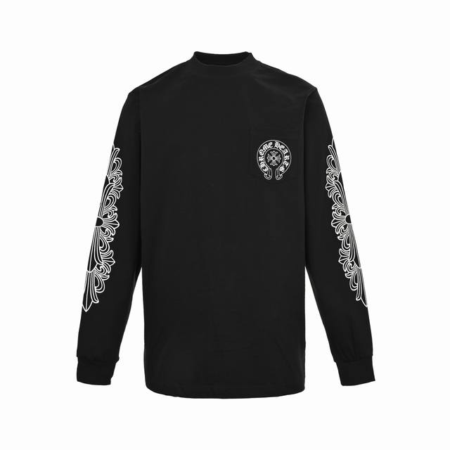 Chrome Hearts horseshoe and Sanskrit print long sleevesThe best choice for fall