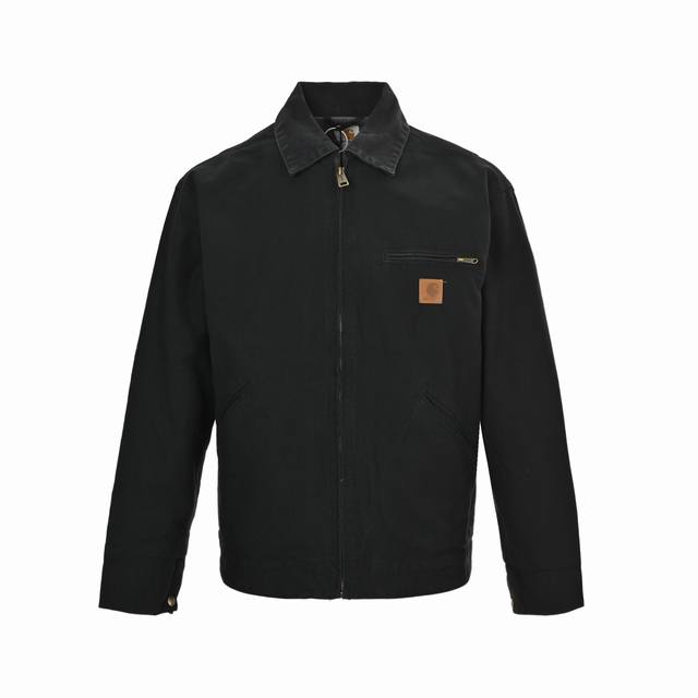 Carhartt 24Fw J97 Detroit Jacket features a washed and distressed effect. Carhar