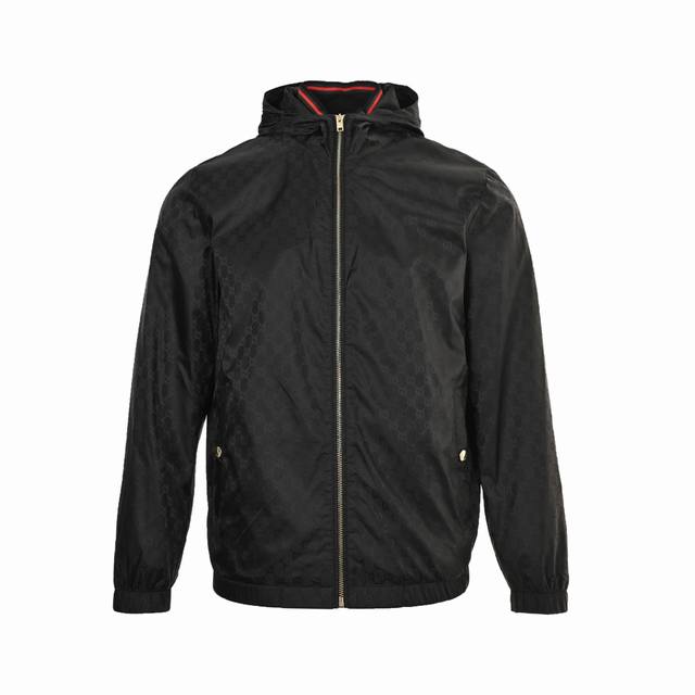 Gucci Double G all-over hooded jacket. This jacket is a rare find in trade chann