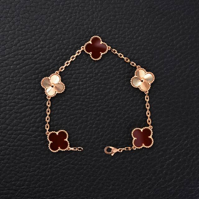 Van Cleef & Arpels Vca laser four-leaf clover five-flower braceletOriginal diam