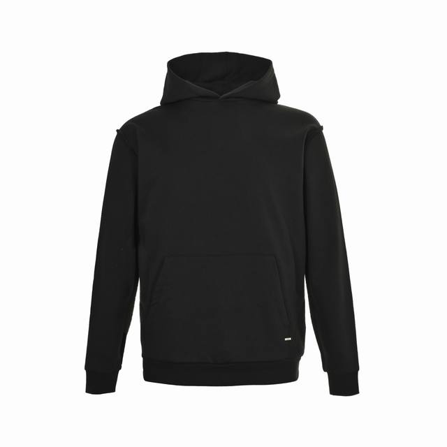 Louis Vuitton 25Fw solid color hooded sweatshirt with back label authentic purch