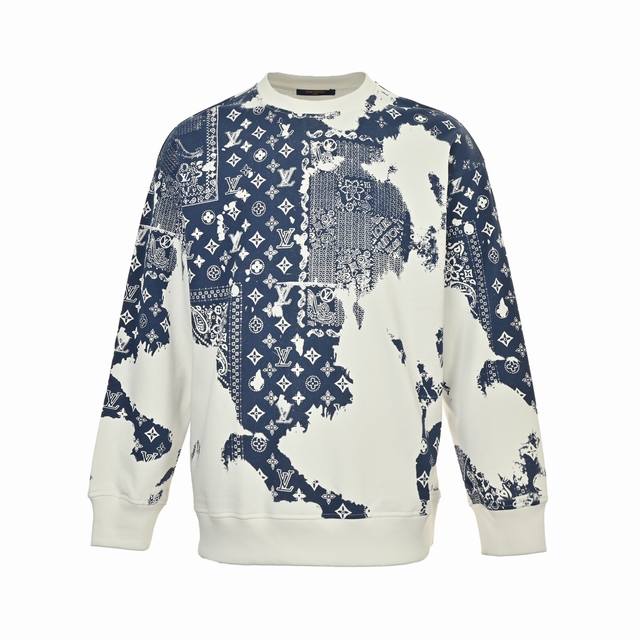 Louis Vuitton Paisley Print Crewneck Sweatshirt 10140 Purchased. Color-matched,