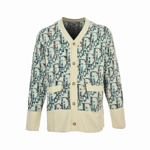 Dior 25Fw all-over monogram jacquard cardigan sweater. Purchased at the National