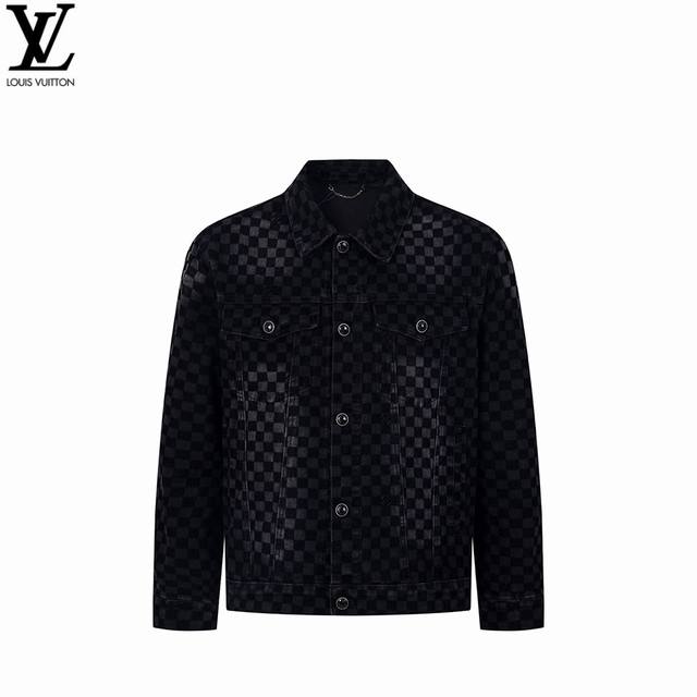 Louis Vuitton 25Ss Checkerboard Flocked Jacket Originally purchased for 26,600,