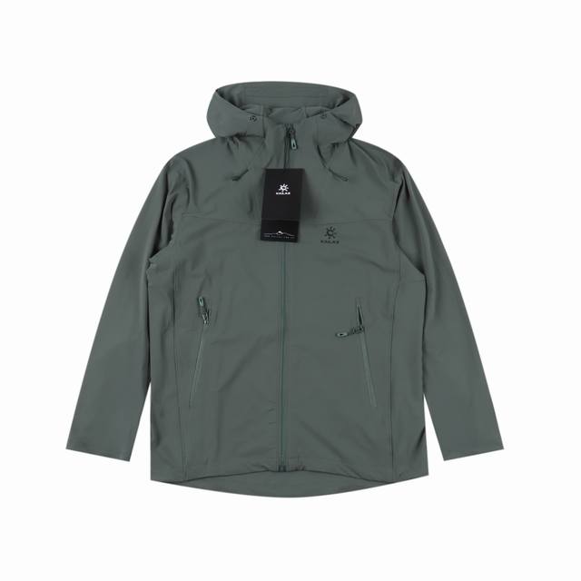 Kailas M8 Lt Hooded Softshell JacketDesign: The stand-up collar exudes a refined