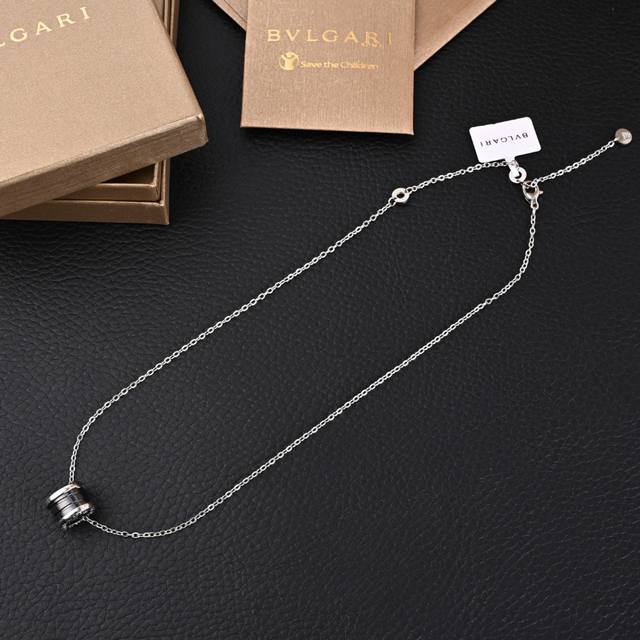 Bvloari Bulgari Classic Charity Series Slender Waist Pendant NecklaceA must-have