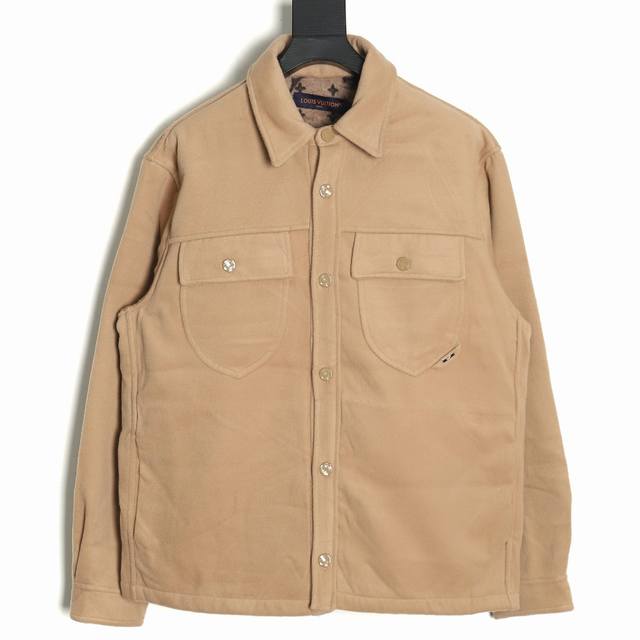 Louis Vuitton Lv Louis Vuitton 23Fw Double-faced Cashmere Khaki Jacket . This i